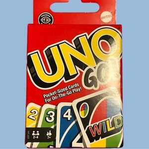 NWT NIB UNO GO! POCKET SIZED CARDS FOR PLAY ON THE GO!